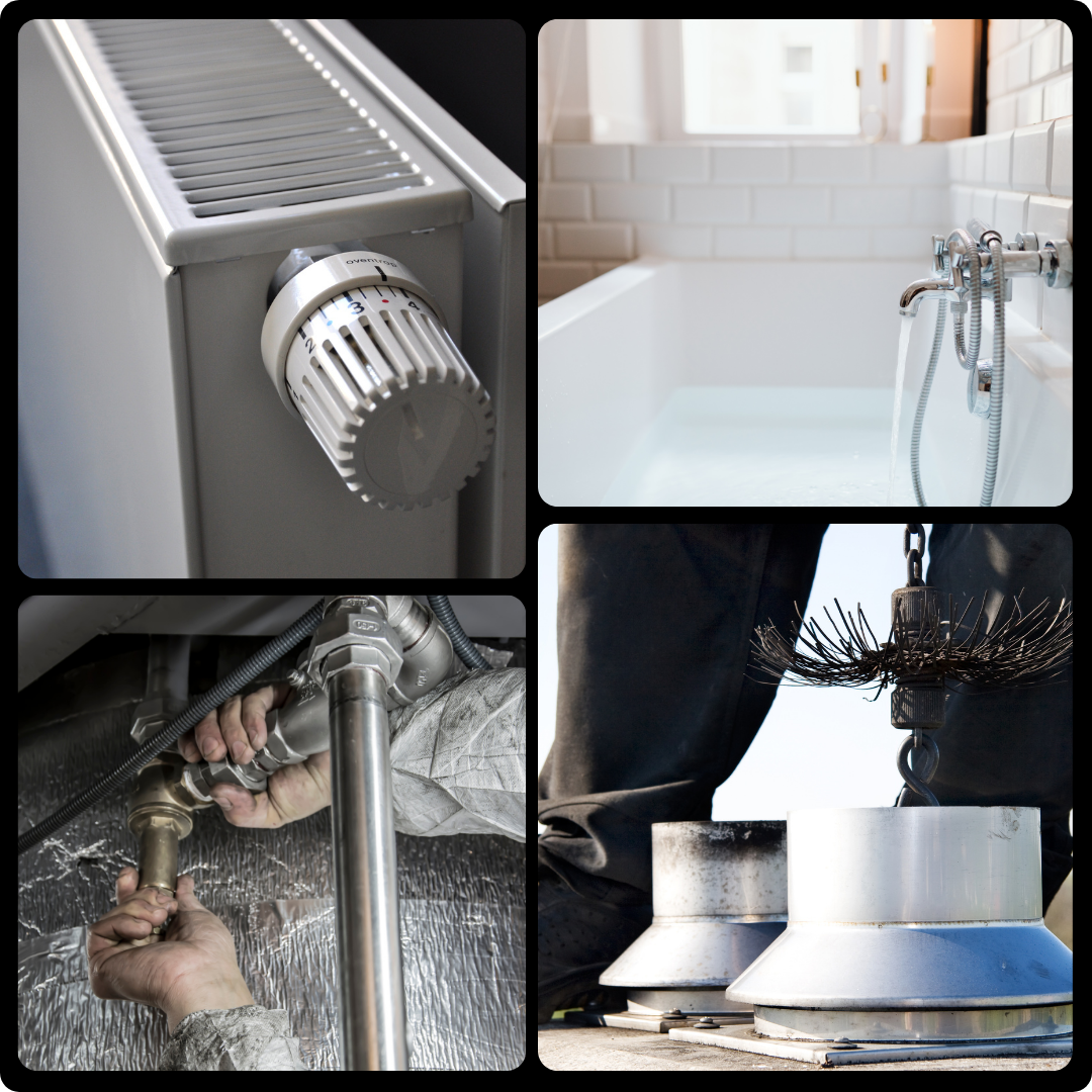 Installation de chauffage, chaudière à condensation, ramonage de cheminée, tubage de cheminée, boiler, canalisations, chauffe-eau, recherche de canalisations,  nouvelle salle de bains, rénovation de salle de bains, adoucisseur d'eau