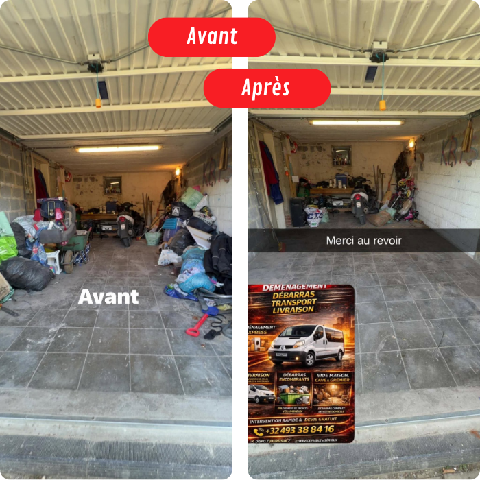 nettoyage, désencombrer, maison, débarasser, container, évacuation, location container