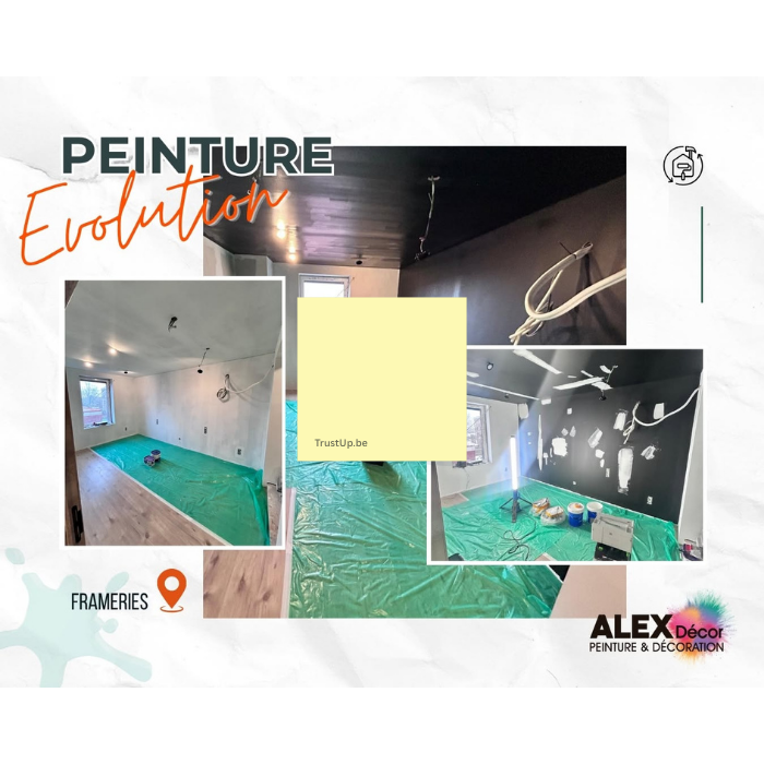 Peinture, travaux, peintre, couleur, murs, nouvelle peinture, teinte