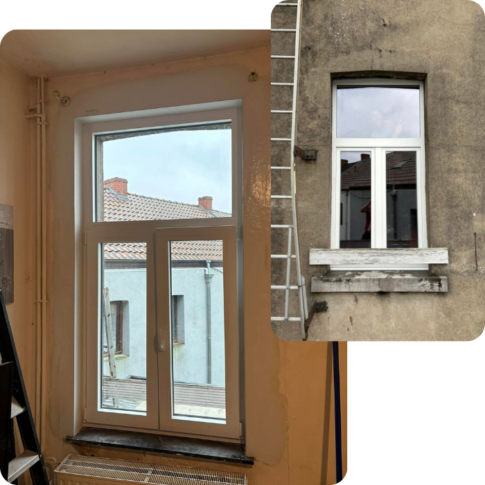 châssis, fenêtres, installation, remplacement, nouvelle fenêtre