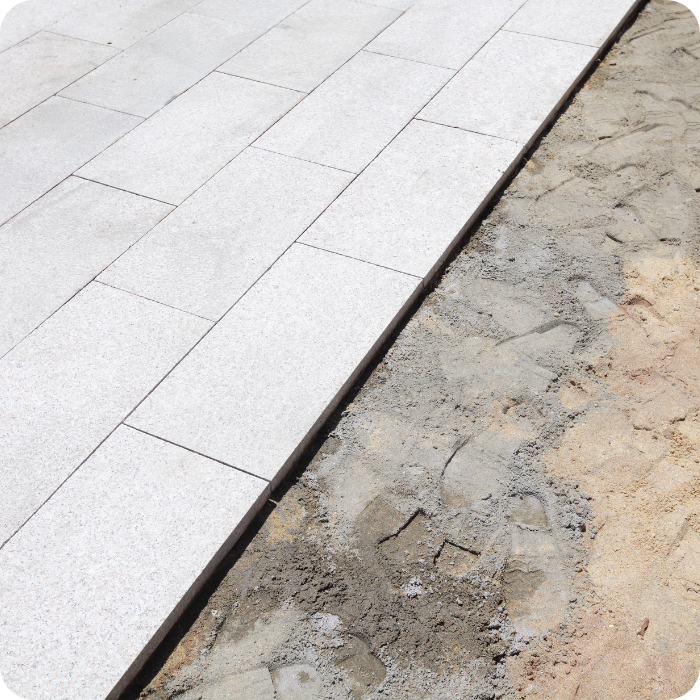 terrasse, sols extérieurs, klinkers, pavage, pierre, jardin