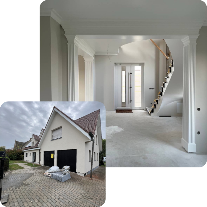 Rénovation, construction, plafonnage, rénovaiton intérieure, extérieure, peinture, sols, carrelage