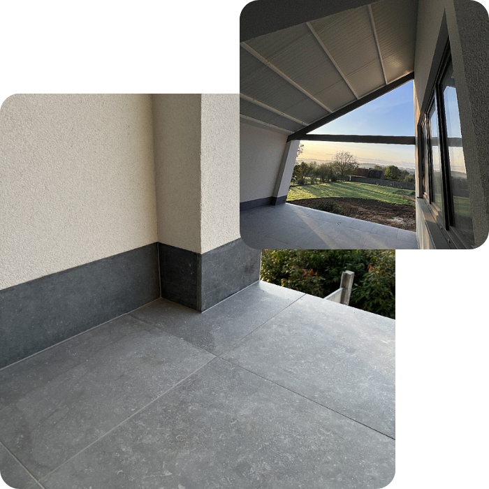 Création, terrasse, jardin, nouvelle terrasse, travaux, aménagement extérieur