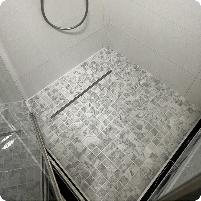 Mosaïque, salle de bain, cuisine, carrelage, douche, sanitaire, sols