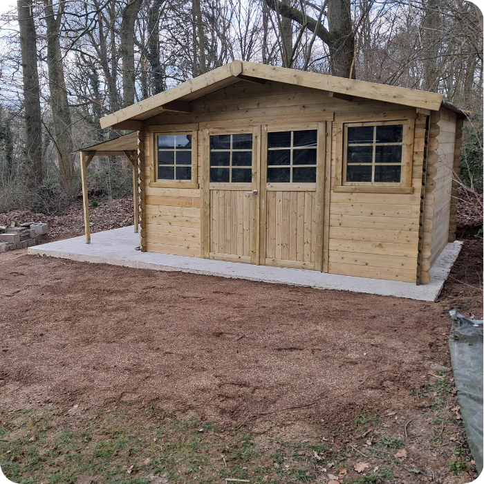 Abris, rangement, jardin, bois, annexe en bois, cabanon, extérieur, construction bois