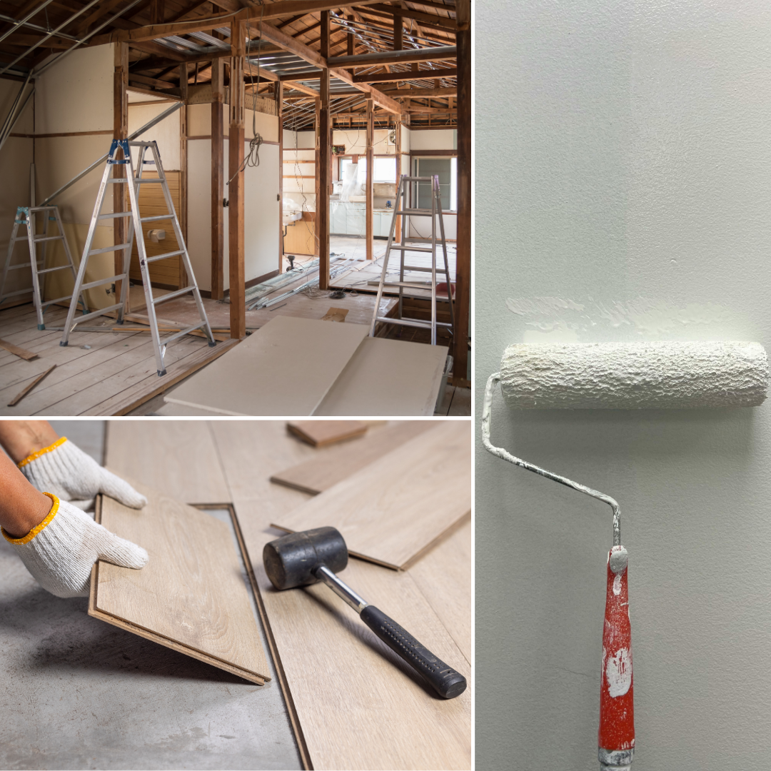 Rénovation intérieure salle de bain façade et châssis