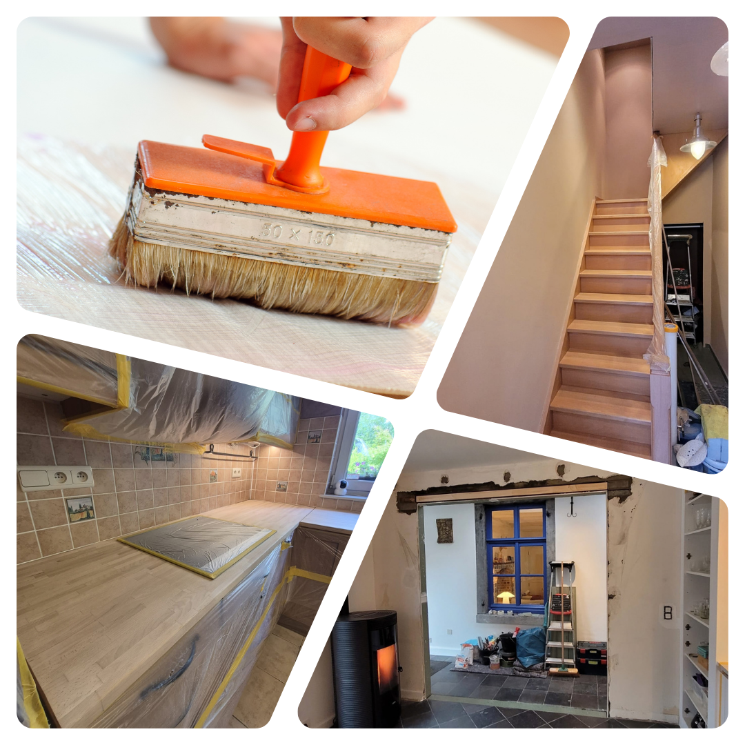 Rénovation, électricité, travaux de rénovation, plafonnage, peinture, plomberie, clé sur porte, ventilation
