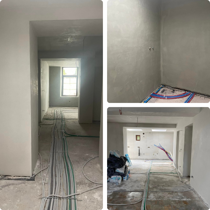 isolation, isolant, panneaux, cloisons, plâtrage, remise en état, travaux, rénovation