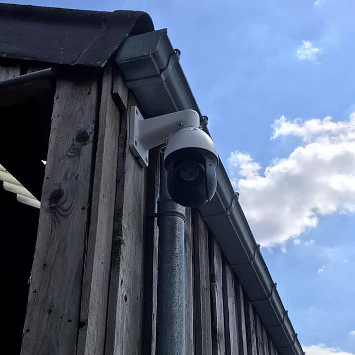 Installation de caméras de surveillance