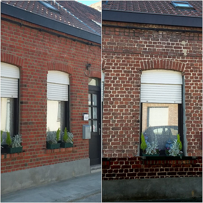 Rénovation de façade à Tournai
