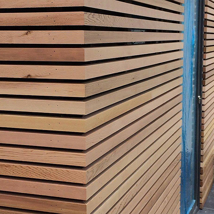 Pose de bardage en bois à Namur