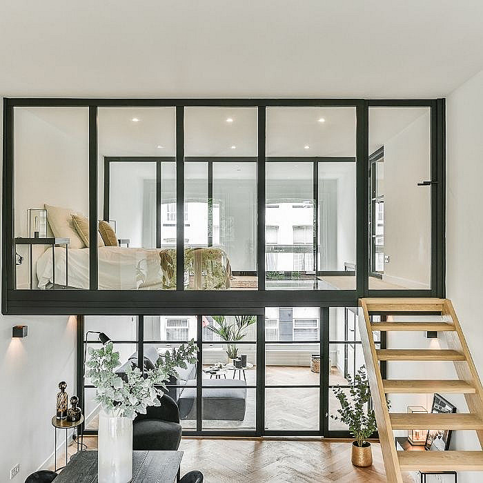 Transformation intérieure, plafonnage, cloisonnage, nouvelle pièce