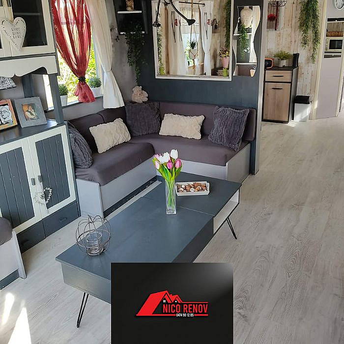 Pose de sols, vinyle, revêtements de sols, planchers