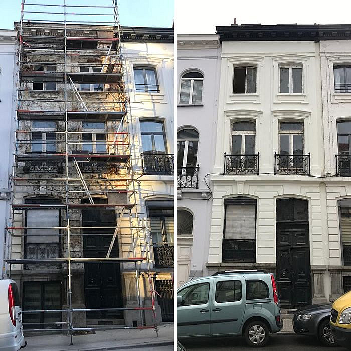 Rénovation générale, rénovation extérieure, façade, ravelement de façade, peinture extérieure