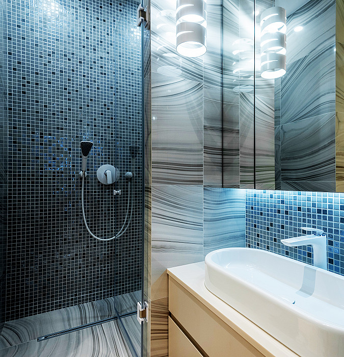 salle de bain, rénovation de salle de bain, baignoire, douche, carrelage, meuble de salle de bain