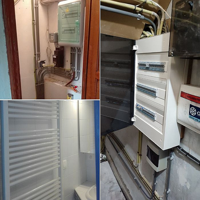 Entretien électrique, parlophonie, videophonie, système de sécurité, domotique