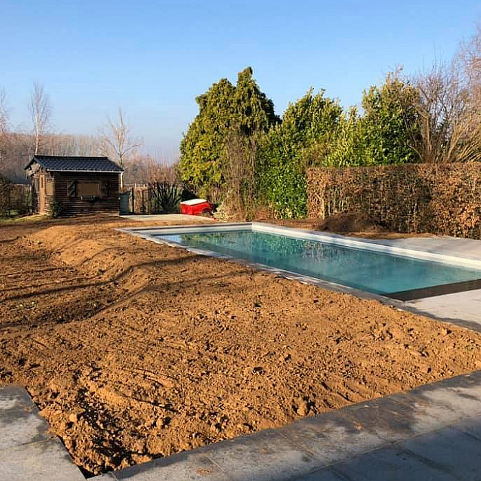 Construciton piscine, Aménagement extérieur, terrassement, nouvelle terrasse, construction de terrasse