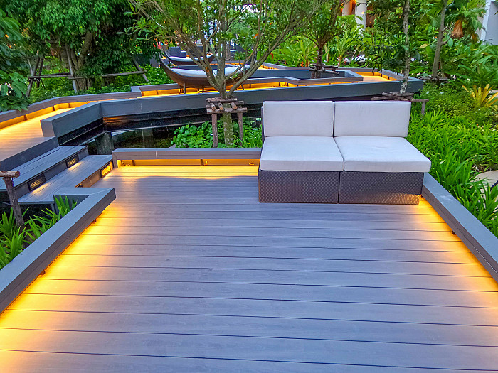 Aménagement de jardin, terrasse, création de terrasse, menuiserie sur mesure