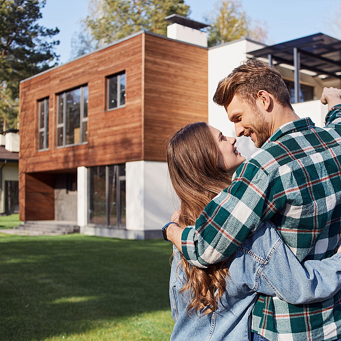 Maison, nouvelle construction, maçonnerie, constructeur