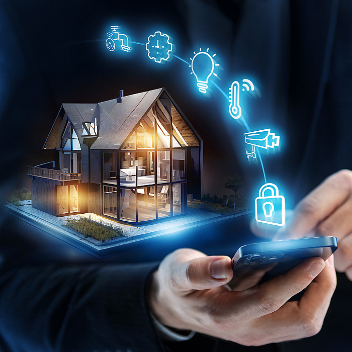 Domotique, maison connectée, connexion, système domotique