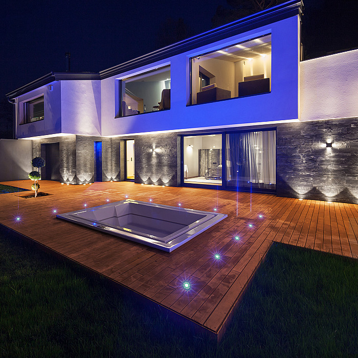 Installation d'éclairage, LED, intérieur, extérieur