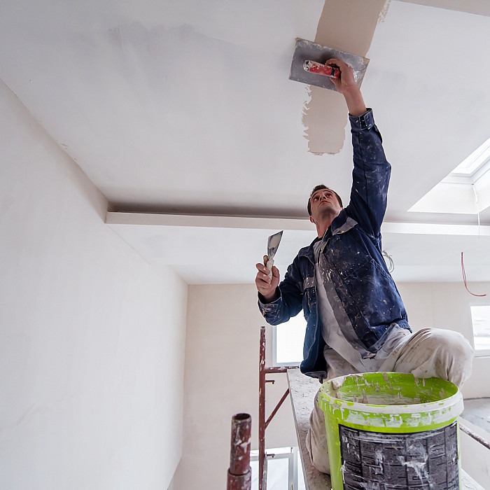 restauration intérieure, travaux d'intérieur, enduisage