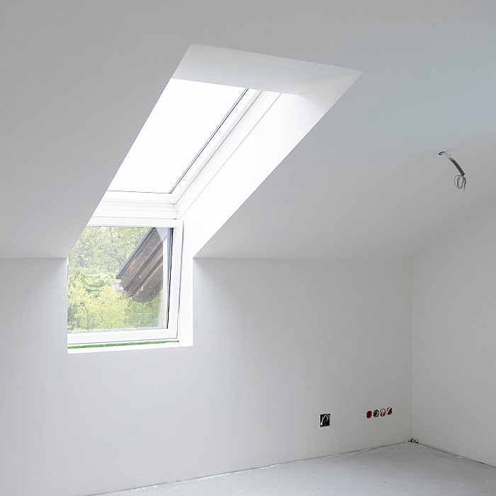 Toitures inclinées, toitures plates, velux, aménagement de grenier