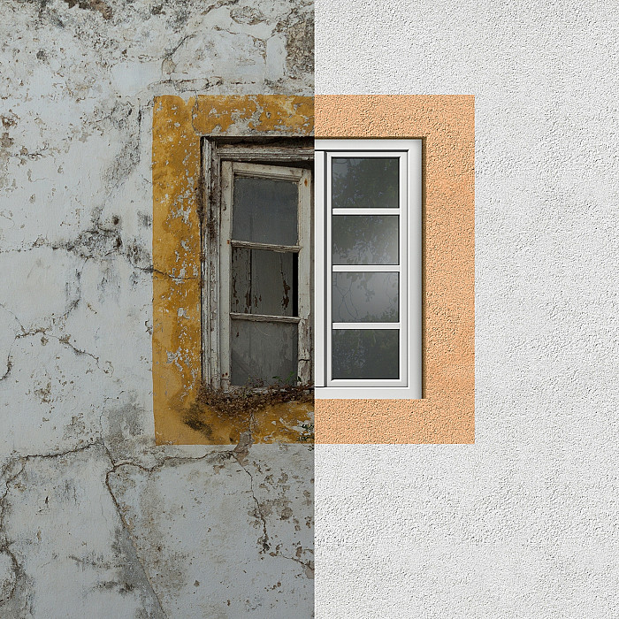 façade, rénovation de façade, ravalement, crépi, nettoyage