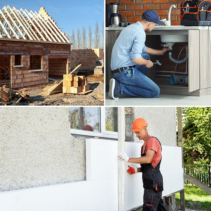 Nouvelle construction, maison clé sur porte, isolation, plomberie, électricité, 
                   nouvelle salle de bain, construction générale, menuiserie, rénovation, gros œuvre