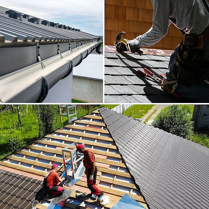 cheminée, corniches, gouttières, nettoyage de corniches, rénovation de toiture, réparation de toiture