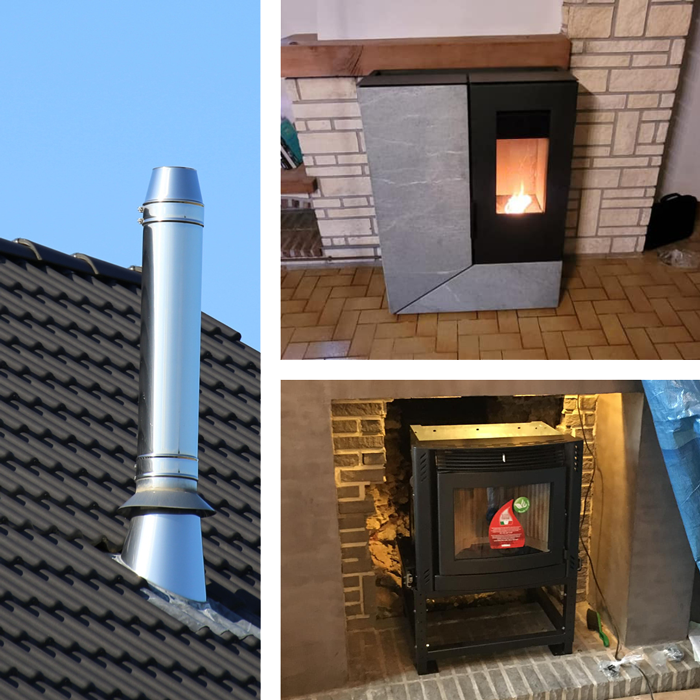 Installation, insert, tubage, rénovation, nettoyage de cheminée