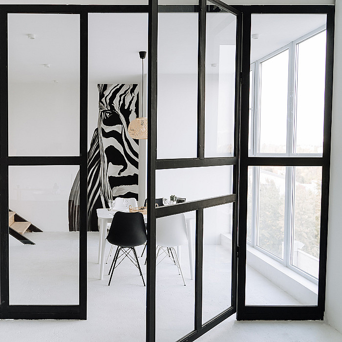 Porte intérieure, Metal feronnerie, ferronnier, création, pose, installation, fabrication