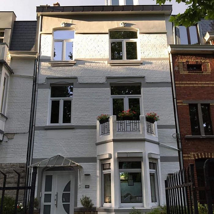 peinture de façade, rénovation extérieure, protection de bâtiment, Sprimont, Beaufays