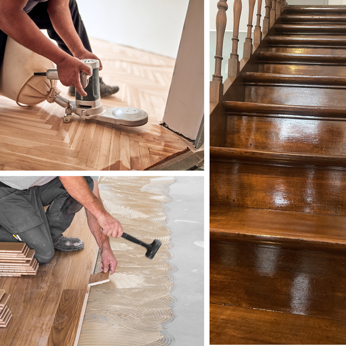 Pose de parquet, transformation intérieure, SP Peinture, peintre, papier peint, tapisserie