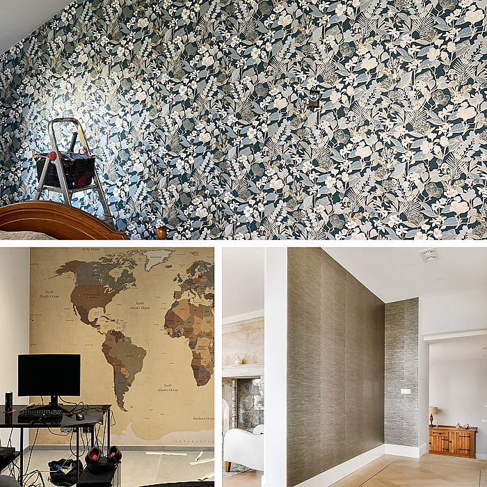 Papier peint, tapisserie, décoration, décorateur