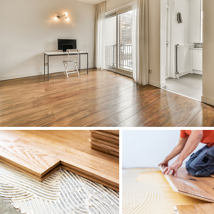 Parquet Quick Step, pose de parquet, sols, nouveau sol