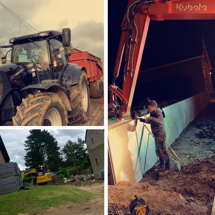 Jardin, nivellement, terrassement, mise à niveau, clôtures, palissade