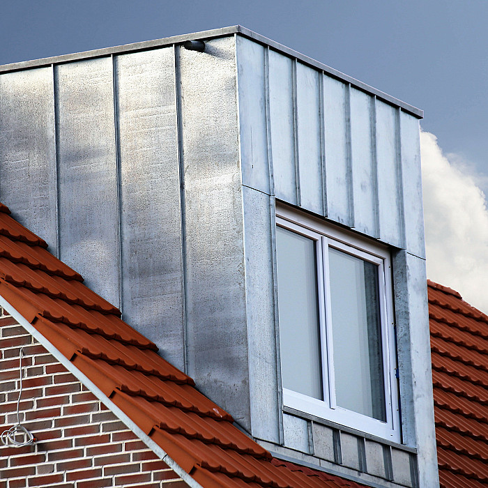 Nouvelle couverture, toit, zinc