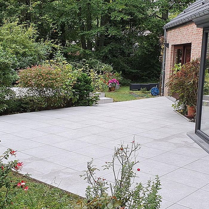 Nouvelle terrasse, carreleur, carrelage extérieur