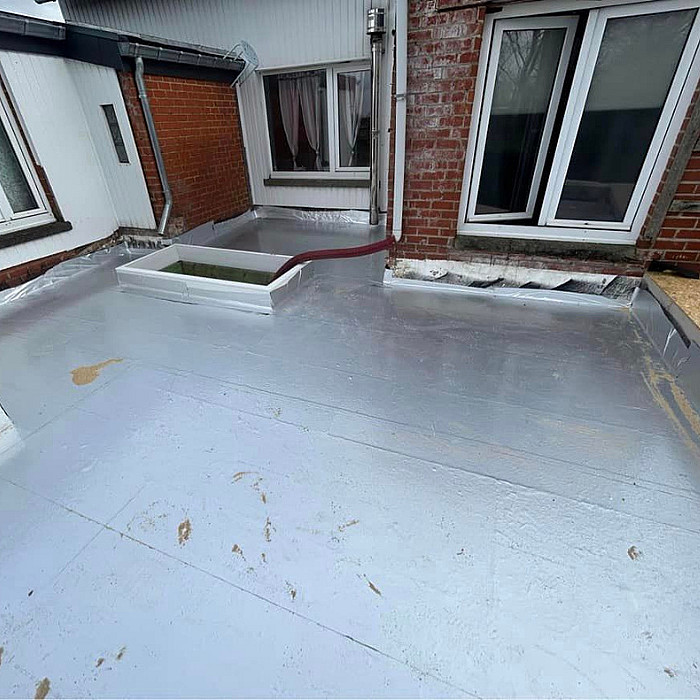 Nouvelle toiture plate, toiture, toit, couvreur