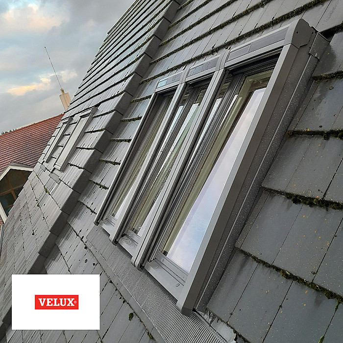 Pose de Velux, fenêtres de toit, couvreur
