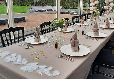 Tables d'hôtes, famille, amis, fêtes privés