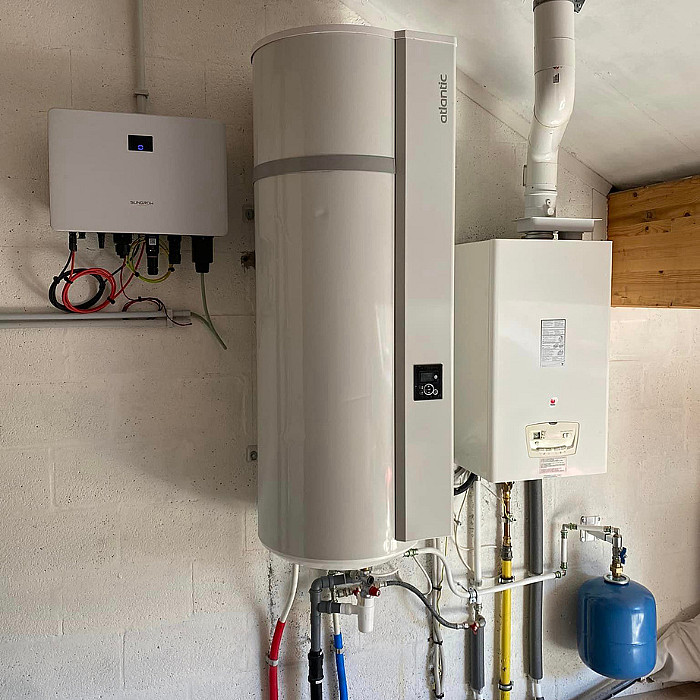 Boiler électrique, eau chaude sanitaire, eau chaude