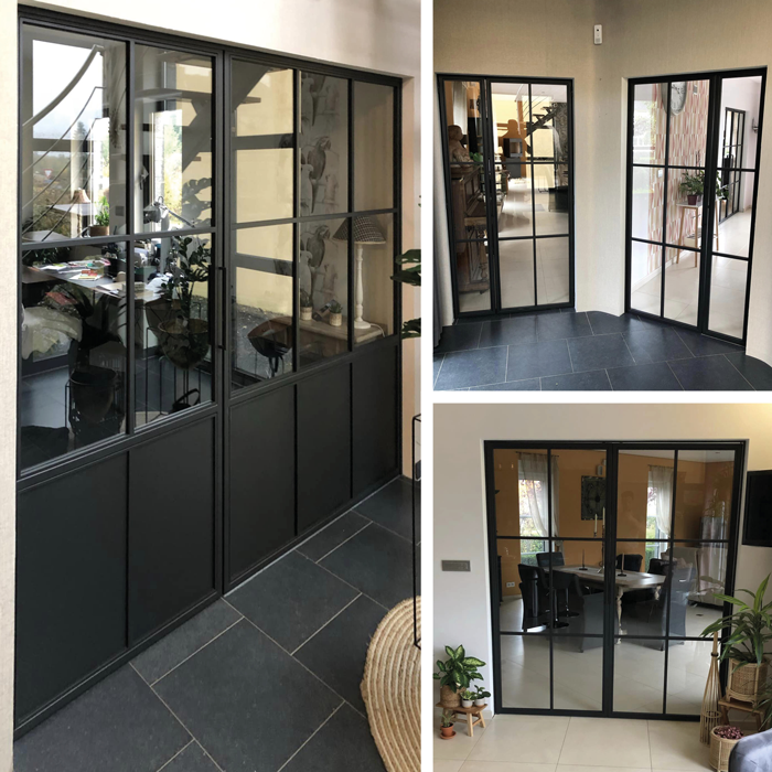 Châssis métalliques, ferronnier, fer, métal, inox, fenêtres