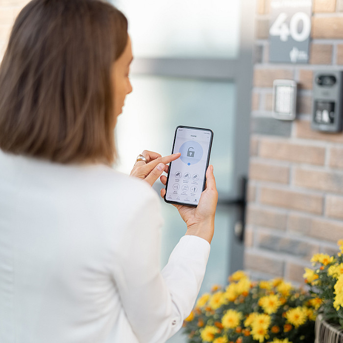 système de sécurité, contrôle d'alarme, détecteur de fumée, caméra de surveillance, télésurveillance maison, maison intelligente, contrôle à distance, domotique